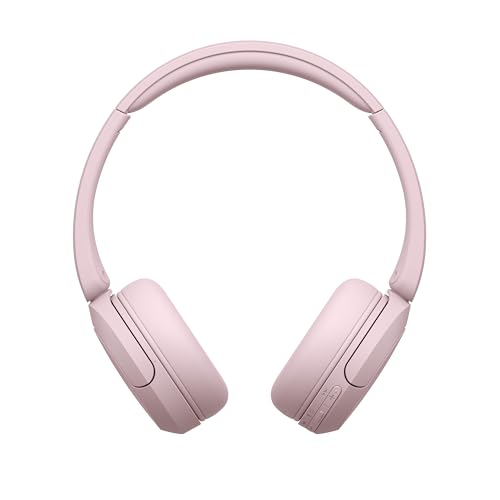 Sony WH-CH520 Wireless On-Ear Bluetooth Headphones with Microphone, Pink - color: Pink