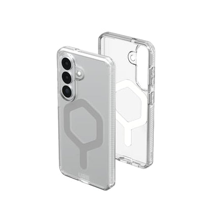 URBAN ARMOR GEAR UAG for Samsung Galaxy S26 Case 6.3" Plyo - Magnetic Charging Compatible Anti-Yellowing Transparent Rugged Military Drop Tested Protective Cover, Ice/Silver - color: Plyo - Ice/Silver