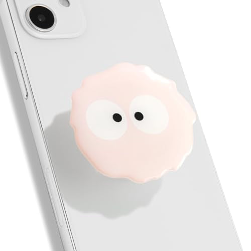 On The Grip Cute Cartoon Briquette Acrylic Multi Functional Collapsible Expandable Mobile Phone Grip & Kickstand (Pink) - color: Pink