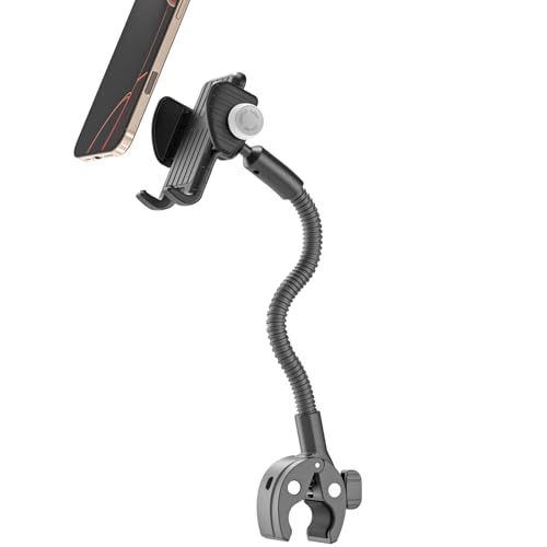 Charchendo Wheelchair & Stroller Phone Holder, Flexible Gooseneck Arm