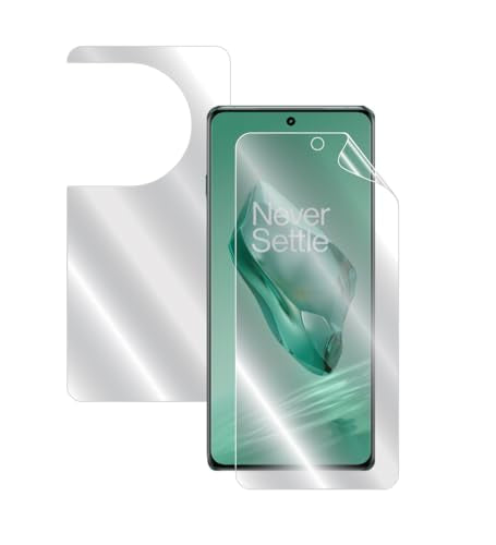 IPG for Oneplus 12 Screen + Back Hydrogel Protector Invisible Touch Screen Sensitive Ultra HD Clear Film Anti Scratch Skin Guard - Smooth/Self-Healing/Bubble -Free for Full Body - size: Full Body (Screen + Back Protector)