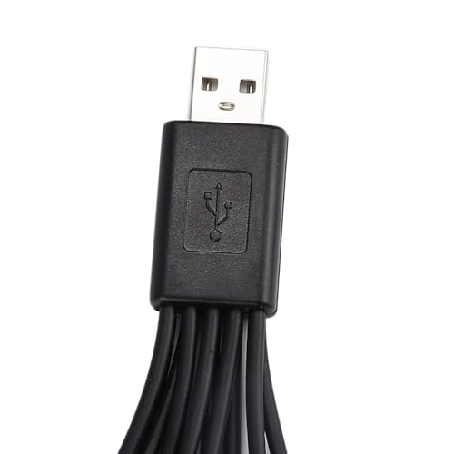 WOFALO 2 Pack (7.87inch) 10 in 1 Universal USB Cable, Multiple Universal Charging Cable for Cell Phones Blutooth Earphone Speaker Adapter Cable, 7.87inch