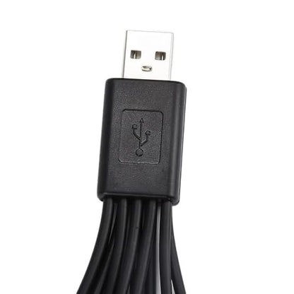 WOFALO 2 Pack (7.87inch) 10 in 1 Universal USB Cable, Multiple Universal Charging Cable for Cell Phones Blutooth Earphone Speaker Adapter Cable, 7.87inch