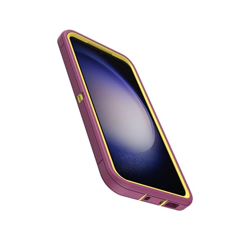 OtterBox Galaxy S23+ (Only) - Defender Series Case - Carnival Glow (Pink & Yellow) - Rugged & Durable - with Port Protection - Includes Holster Clip Kickstand - Non-Retail Packaging - color: Carnival Glow (Pink & Yellow)