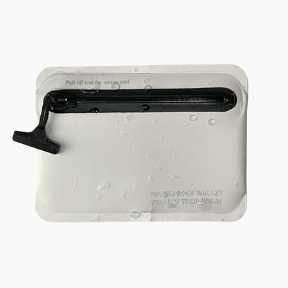 Heavy Duty Airtight Wallet Submersible Waterproof Wallet Protection for Keys, Cards - color: White (Hypalon Texture), size: 5.2" X 4" / 13.5CM X 10 CM