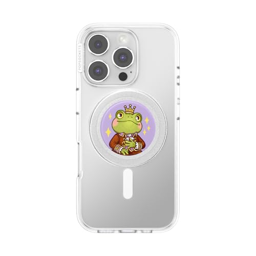 PopSockets Phone Grip for MagSafe, Magnetic Holder- Frog Prince - color: Frog Prince, style: MagSafe