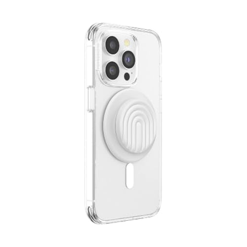 PopSockets Phone Grip for MagSafe, Magnetic Holder- Coconute Creme - color: Coco Curves, style: MagSafe