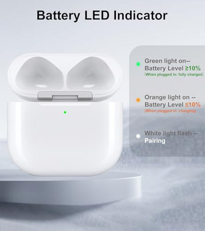 Wireless Charging Case Compatible with AirPods 4 (USB-C Port) | Replacement Case with Bluetooth Pairing Sync Button, Earbuds Not Included