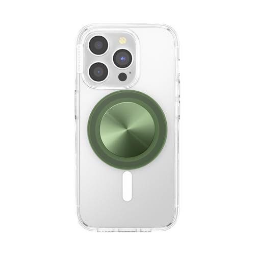 PopSockets Phone Grip for MagSafe, Magnetic Holder- Alum Radial Olive - color: Radial Olive, style: MagSafe