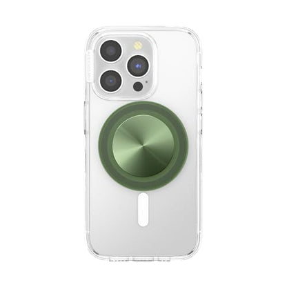 PopSockets Phone Grip for MagSafe, Magnetic Holder- Alum Radial Olive - color: Radial Olive, style: MagSafe