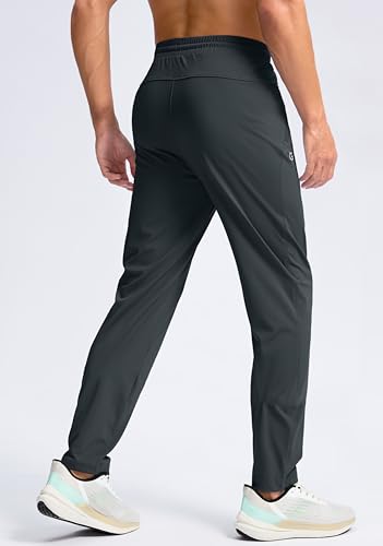 G Gradual Men's 30"/32"/34"/36" Inseam Tall Sweatpants with Zipper Pockets - color: Grey, size: Medium