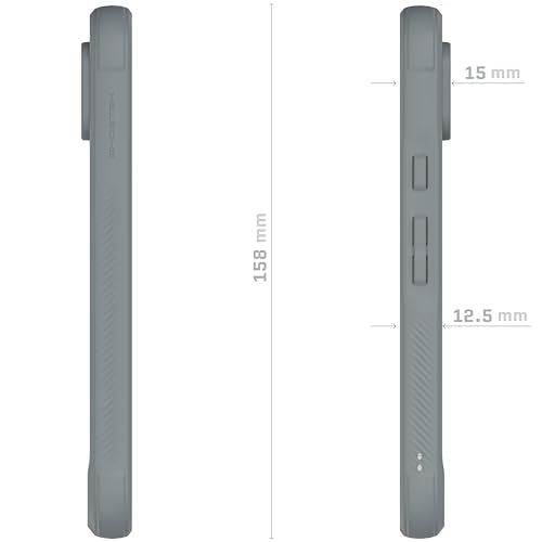 Ghostek Covert Pixel 8a Clear Case with Shockproof Drop Protection Premium Protective Wireless Charging Compatible Phone Cover Designed for 2024 Google Pixel 8a (6.1") (Gray) - color: Gray [Limited Edition], size: Pixel 8a