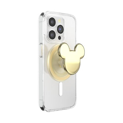 PopSockets Phone Grip for MagSafe, Magnetic Holder- Gold Mickey Head - color: Gold Mickey, style: MagSafe