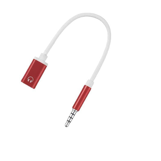 3.5mm to USB-C Audio Adapter,Headphone Jack Adapter Analog Cable Type-C Converter Earphone AdapterCompatible,CDPlayers,MP3 Players, Tablets, Laptops,AudioAdapter Cable (Red) - color: Red