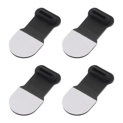 MECCANIXITY 4pcs Anti-Lost Anti Dust Plug, Micro USB Port Dust Covers Caps Silicone for Phone, Black - color: Black