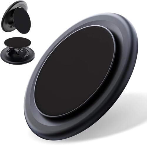 Transparent Magnetic Phone Grip Compatible with Magsafe，Collapsible Mobile Phones Stand Holder for Smartphone Tablet Cell Phone Accessory - Clear Crystal Blue Purple Fragment Glitter - color: Blue Purple Glitter