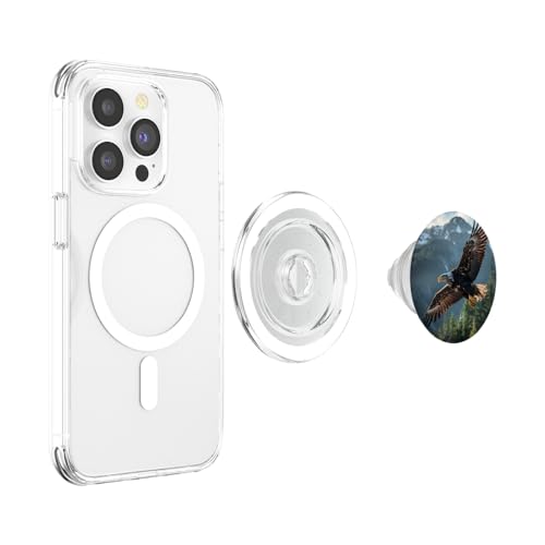 Bald Eagle Lover PopSockets PopGrip for MagSafe - style: Magnetic PopGrip