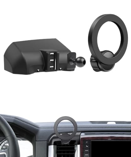 Car Phone Holder for Dodge Ram 1500 2009-2012, Ram 2500/Ram 3500 2010-2012 - size: for 2009-2012 Ram 1500 & 2010-2012 Ram 2500 3500