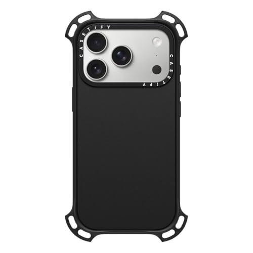 CASETiFY for iPhone 17 Pro Case - Bounce Compatible with MagSafe | Shockproof | 21.3 ft. 7X Military Grade Drop Protection | Matte Black - color: Matte Black, size: Iphone 17 Pro (6.3")
