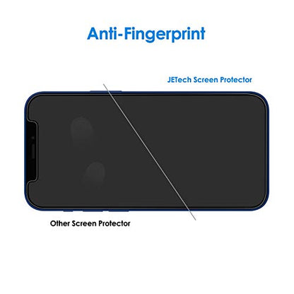 JETech Screen Protector for iPhone 12/12 Pro, 3-Pack | HD Clear, Face ID Compatible, Anti-Scratch Glass - size: iPhone 12/12 Pro