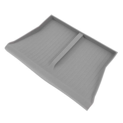 Center Console Wireless Charging Mat, Easy to Clean Anti Slip Silicone Pad, with Stable Charging for Car Interior Accessories (Grey W240004613) - color: Grey W240004613