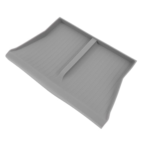 Center Console Wireless Charging Mat Anti Slip Design Easy to Clean Silicone Pad for Cars Stylish Interior Accessories (Grey W240004613) - color: Grey W240004613