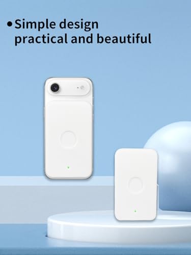 Compatible with Apple iPhone Air MagSafe Battery,UYRUREL Premium Silicone Shockproof Protection Ultra-Thin Design, Comfortable and Skin-Friendly,White. - color: White