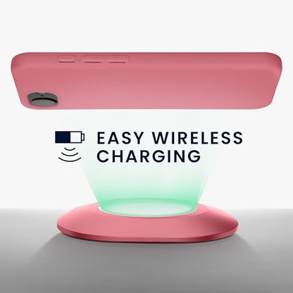 kwmobile Case Compatible with Apple iPhone 17e / iPhone 16e Case - Soft Slim Protective TPU Silicone Cover - Dark Rose - color: Dark Rose