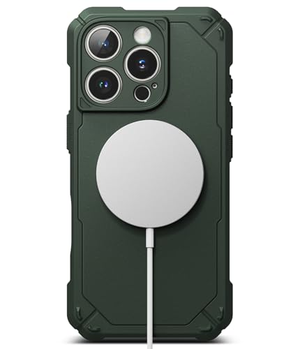 Ringke for iPhone 16 Pro Max Case [Rugged Gear Magnetic Dark Green] - color: Magnetic Dark Green, size: iPhone 16 Pro Max
