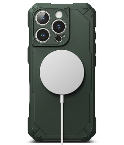 Ringke for iPhone 16 Pro Max Case [Rugged Gear Magnetic Dark Green] - color: Magnetic Dark Green, size: iPhone 16 Pro Max