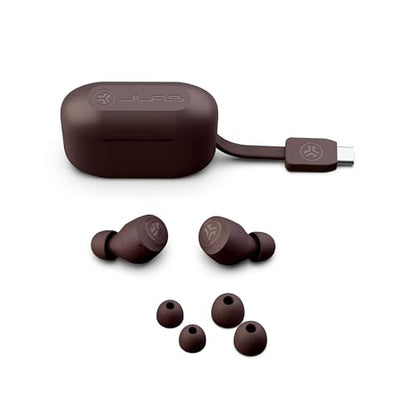 JLab Go Air Pop+ Earbuds, Dual Connect, EQ3 Sound, Tones 4975C - color: A-4975 C, style: Nude