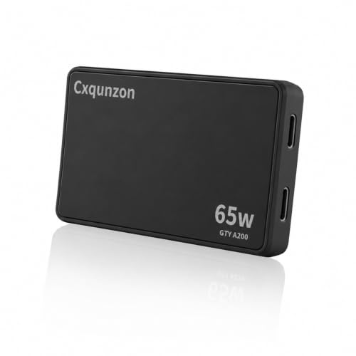 65W Slim USB C Wall Charger - color: Black