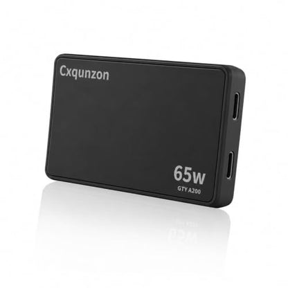 65W Slim USB C Wall Charger - color: Black
