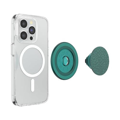 PopSockets Phone Grip for MagSafe, Magnetic Holder- Fresh Pine - color: Enamel Hammered Fresh Pine, style: MagSafe