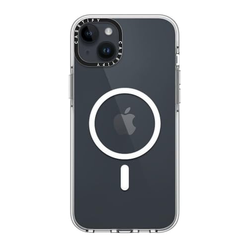 CASETiFY for iPhone 14 Plus Case - Impact Clear Compatible with MagSafe | Not Yellowing | 6.6 ft. 3X Military Grade Drop Protection | Clear - color: Clear, size: Iphone 14 Plus (6.7")