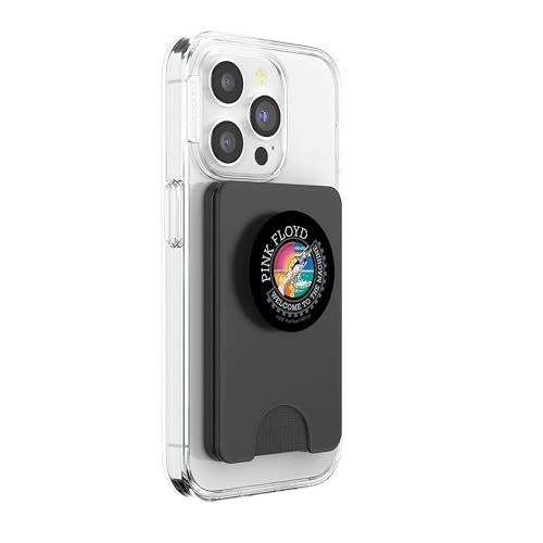 Pink Floyd WYWH50 Welcome to The Machine Handshake PopSockets PopWallet for MagSafe - style: Magnetic PopWallet