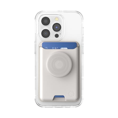 PopSockets Phone Wallet for MagSafe with Grip- Horchata - color: Horchata, style: With Grip
