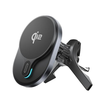 HURMAI for Qi2 Car Mount Charger 15W MagSafe Wireless for iPhone