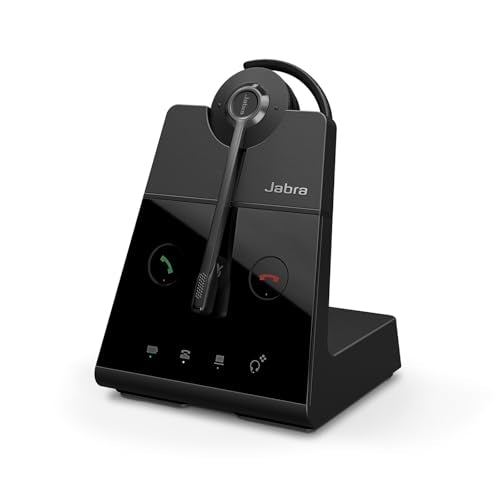 Jabra Engage 65 SE (Second Edition) Wireless Headset, Convertible – Telephone Headset with Industry-Leading Wireless Performance, Advanced Noise-Cancelling Microphone, All Day Battery Life - Black - style: Convertible