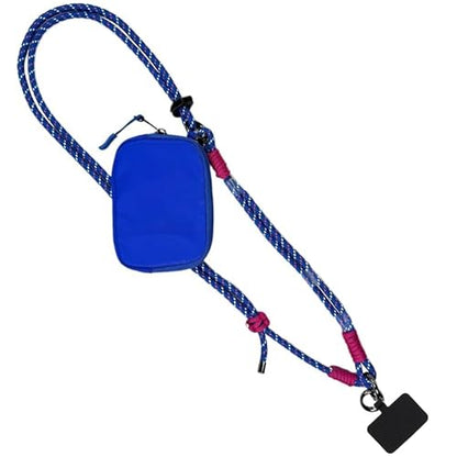 Save the Girls Active Clip & Go Phone Lanyard Rope Strap, Royal Blue - color: Royal Blue