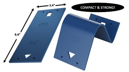 iFLEX Buddy Cell Phone and Tablet Stand Companion - Ideal for Air Travel, Work, and Home Use - Flexible Holder for All Mobile Devices - The Ultimate iPhone Cell Phone Stand Solution - color: Blueberry