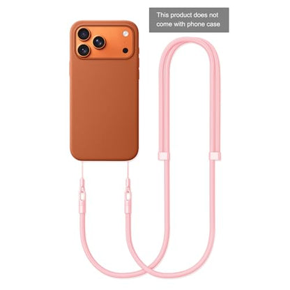 Thickened Crossbody Strap, Shoulder Neck Camera Phone Strap, Pink - color: Pink