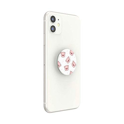 PopSockets Adhesive Phone Grip, Holder, Phone Stand, White - Oinklettes - color: Oinklettes, style: Adhesive