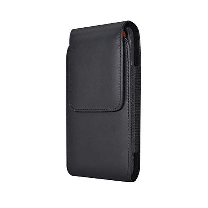 Phone Holster for iPhone 17 16 Pro Max, Samsung S26 Ultra S25 Ultra A17 A16 | Swivel Belt Clip Case for Galaxy A07 A06 A37 A26 A14 A13, Moto G 5G / G Play 2024, PU Leather Cell Phone Belt Pouch Holder
