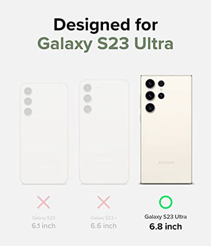 Ringke for Samsung Galaxy S23 Ultra Case [Fusion Magnetic Matte Clear] | Compatible with MagSafe, Oil & Dirt Resistant, Anti-Fingerprint Technology Prevents Oily Smudges, Feels Velvety Soft - size: Galaxy S23 Ultra
