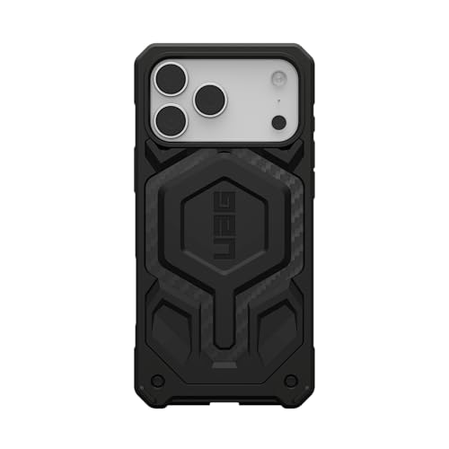 URBAN ARMOR GEAR UAG Designed for iPhone 17 Pro Max Case Monarch Pro - Compatible with MagSafe Military Grade Protective Cover, Carbon Fiber - color: Monarch Pro - Carbon Fiber