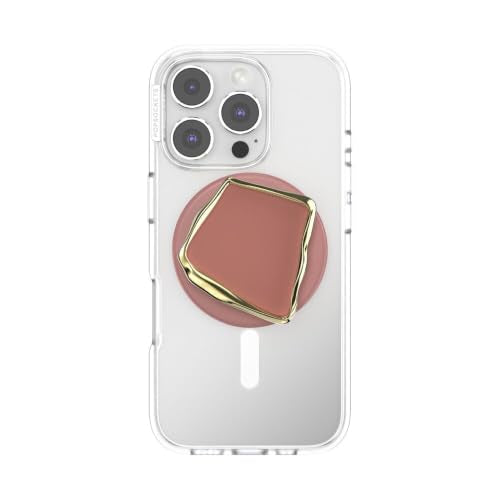 PopSockets Phone Grip for MagSafe, Magnetic Holder- Enamel Clay Cut - color: Enamel Clay Cut, style: MagSafe
