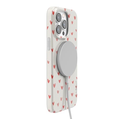 Casely iPhone 14 Pro Case | Love Letters | Doodle Hearts | Compatible with MagSafe | Classic Ultra Slim Design - color: Love Letters | Doodle Hearts, size: iPhone 14 Pro