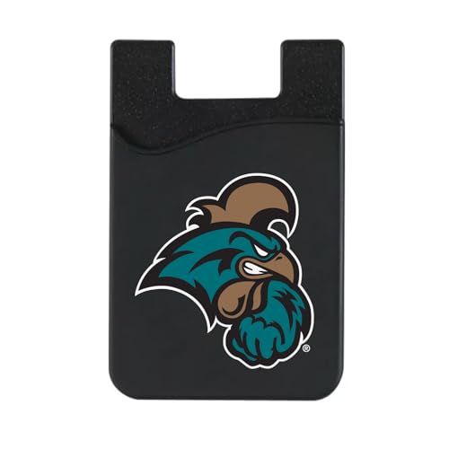 OTM Essentials Coastal Carolina University Faux Leather Phone Wallet Sleeves, Sleek Magnetic Phone Wallet Case, Lightweight Accessories for Phones, Classic - color: Coastal Carolina University, style: Faux Leather