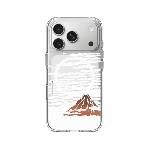 RhinoShield Clear MagSafe Compatible Case for iPhone 17 Pro | Strong Magnetic, Anti-Yellowing, Transparent, High Clarity, Shockproof, Military Grade Drop Protection - color: Inside the Clouds, size: iPhone 17 Pro